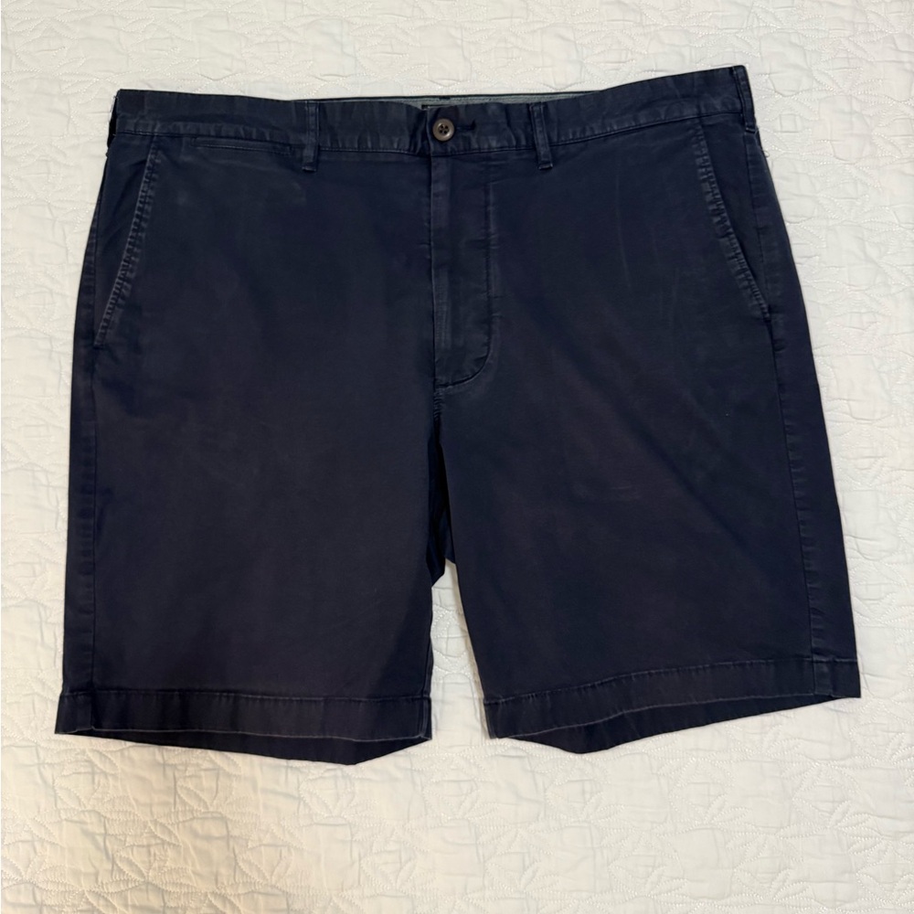 J. Crew Navy Chino Flat Front Shorts sz. 38 / 9” inseam